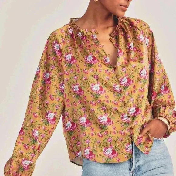 NWT LoveShackFancy Manchester Blouse - Picture 1 of 13